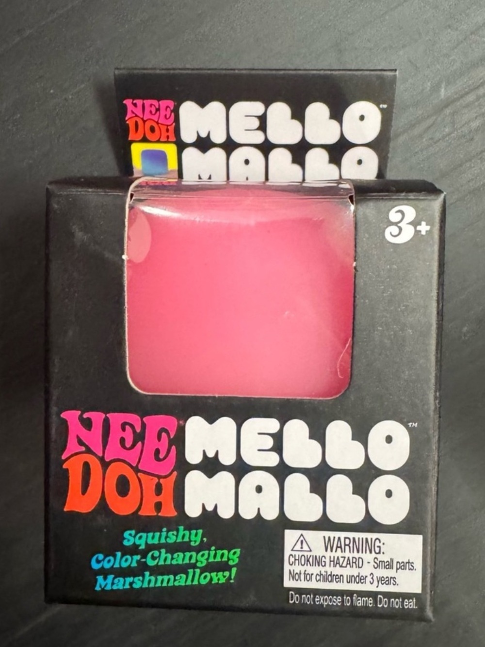 Mello Mallo Pink Squishy Marshmallow Toy by NeeDoh